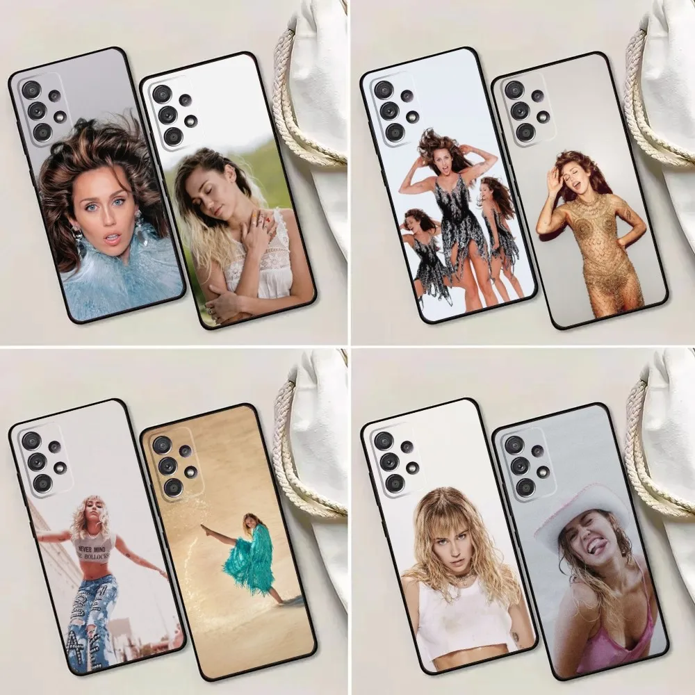 M-Miley Cyrus Doctor Phone Case For Samsung Galaxy A13,A21s,A22,A31,A32,A52,A53,A71,A80,A91 Soft Black Phone Cover