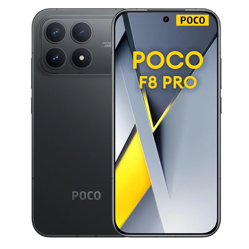 Smartphone POCO F8 Pro 5G Version Globale Snapdragon ®   8 Elite Écran AMOLED HyperRGB 6,59 pouces 120 Hz 6210 mAh NFC