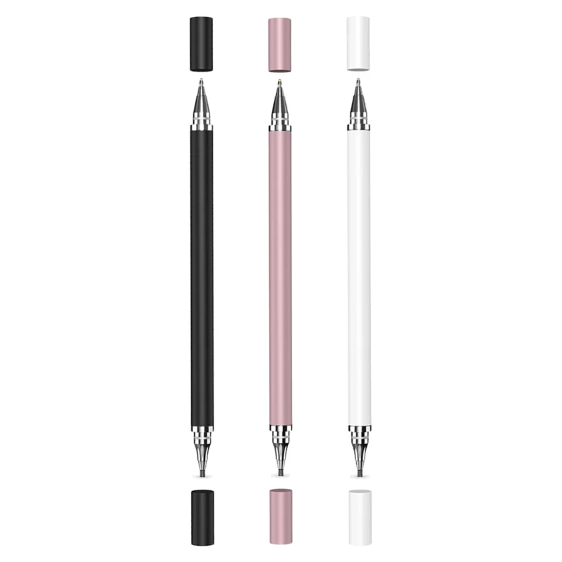 Mobile Phone Touch Screen Pen Ballpoint Pens For Touch Screens Rubber Head Touch Painting Writing StylusDual Use Pen Tablet Pen