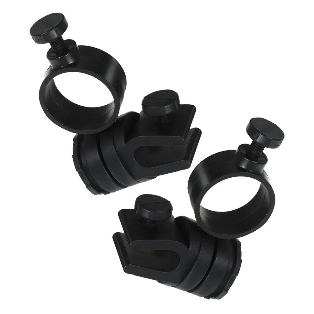 

2pcs Safety Light Bracket Clips for Headlamp No Punching 21-28mm ABS Secure Fastening Easy Installation Hard Hat Mount
