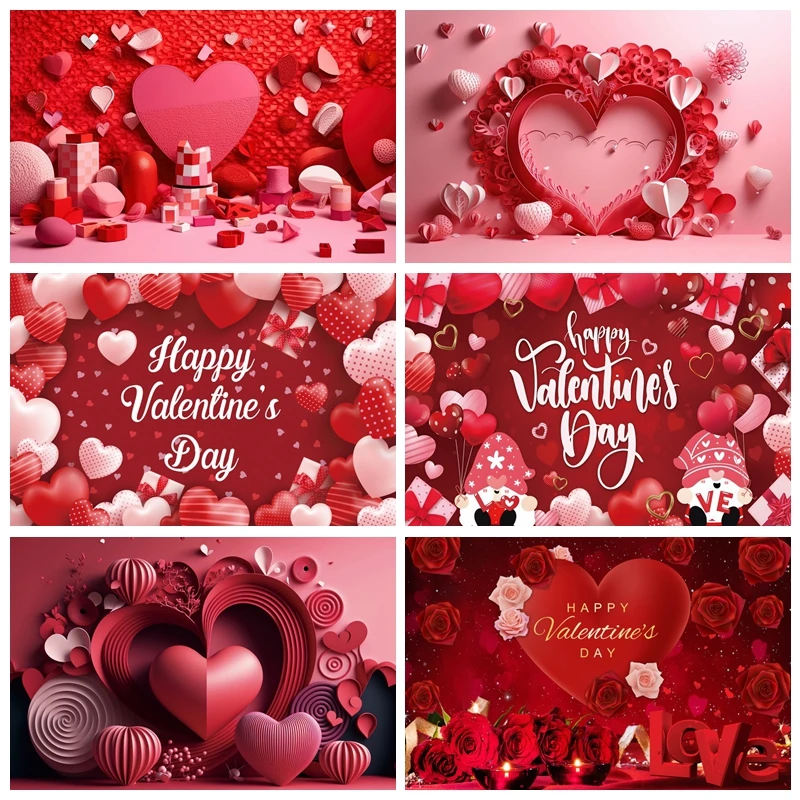 ฉากหลังการถ่ายภาพวันวาเลนไทน์ 14 พฤศจิกายน ฉากวาเลนไทน์โรแมนติก หัวใจรักสีแดง ดอกไม้งานแต่งงาน ภาพพื้นหลัง อุปกรณ์ประกอบฉาก