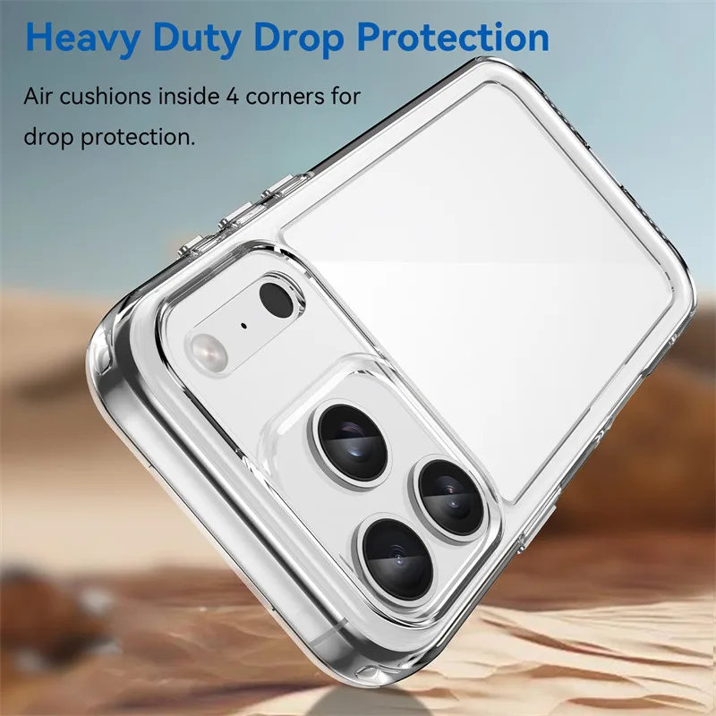 Etui na iPhone 17 Pro Pokrowiec na iPhone 17 Pro Ramka TPU Akrylowa Tylne Panele Ochronne Etui na Telefon iPhone 17 Pro Max Air Funda