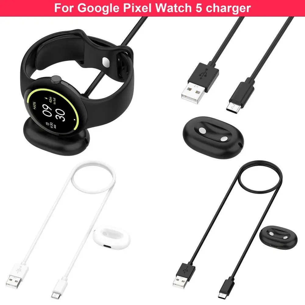 Magnetic Charging Dock For Google Pixel Watch5 USB Charger Cable Portable Charging Stand Accessory For Pixel Watch Accessory