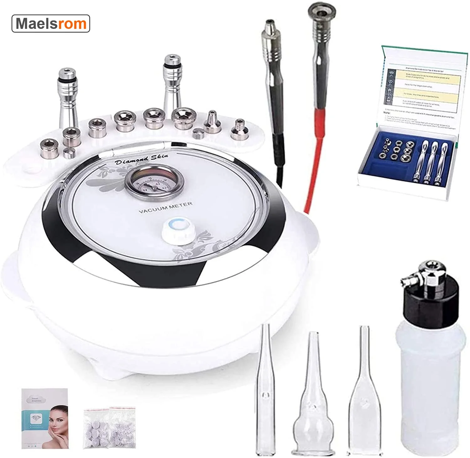 Maquina Para Microdermoabrasion Diamante 3 En 1 Profesional, Equipo de Dermoabrasión para Uso Doméstico, Salón de Belleza Facial, Equipo de Pelado