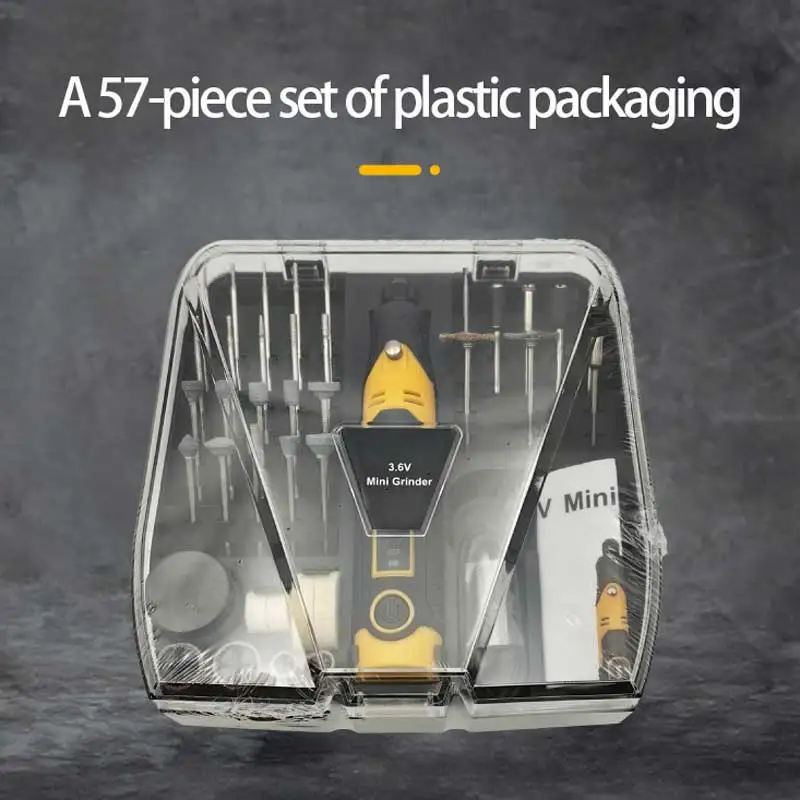 3,6 V kleine elektrische slijppen - Jadesnijwerk, polijsten en slijpen (Li-ionbatterij, opladen via USB en Type-C-poort)