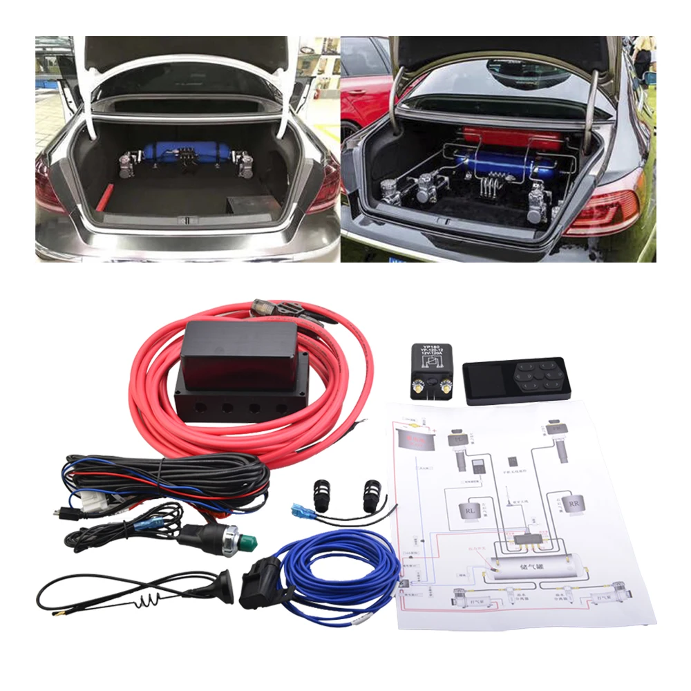 Universeel elektronisch besturingssysteem Luchtveringssysteem met bovenlaag Luchtbeheer 5-geheugen Pneumatisch/luchtvracht MP-DV8A12001