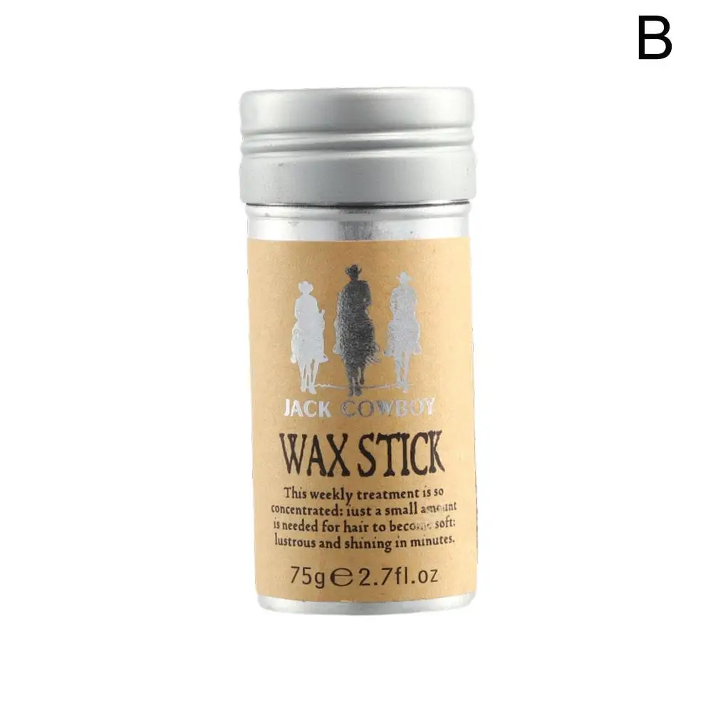 1 Stuk Haarstyling Pommade Wax Stick 75G Niet-Vettige Styling Wax Snelle Korte Gebroken Kroeshaar Pruiken Slick