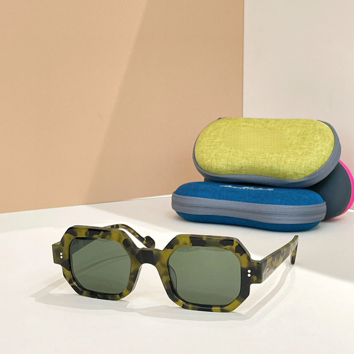 DANTE-نظارات شمسية للجنسين - رومانسية فرنسية وفكاهة - ألوان وهياكل هندسية - دمج المواد الممتازة | بيلايت