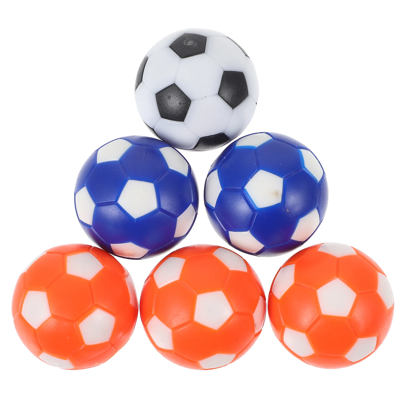 

9 Pcs Accessories Children's Mini Table Football Machine 28mm Color Model Soccer Hips (environmentally Friendly Resin) Balls