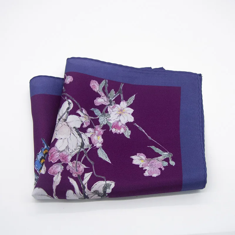 Fazzoletto da taschino da uomo 100% seta, fazzoletto da taschino stampato casual da uomo, fazzoletto per matrimoni, abiti da lavoro e camicie.
