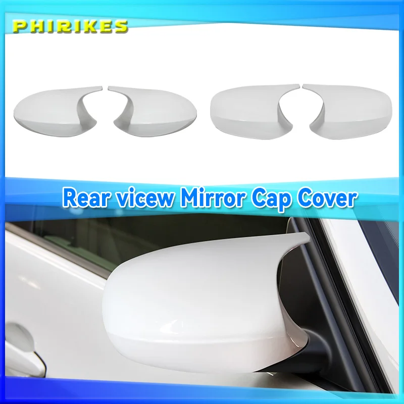 

1 Pair White Replacement Rearview Side Mirror Covers Cap for BMW E90 E91 E92 E93 E81 E87 E82 E88 3 1 Series M Accessories