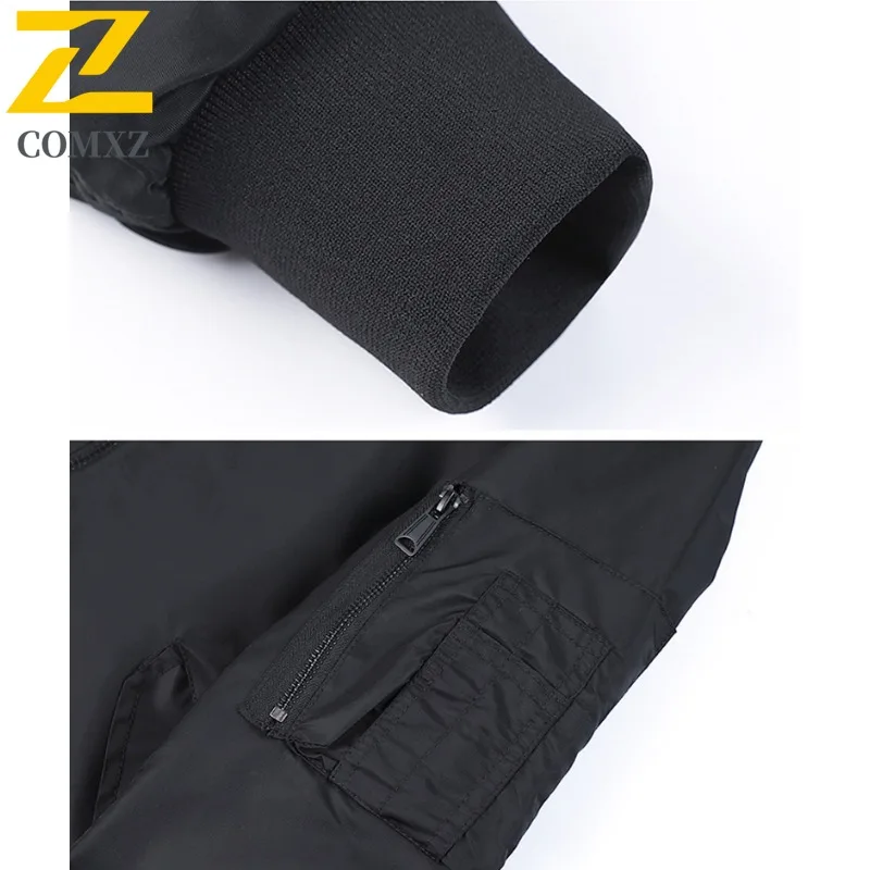 COMXZ قسط الوقوف طوق الرجال سترة ركوب الدراجات في الهواء الطلق ارتداء مقاومة دراجة نارية معطف ارتداء اليومي دافئ الخريف ملابس جديدة #5