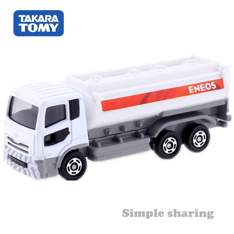 Takara Tomy Tomica No.90 UD Trucks Eneos Tank truck Car Model Kit Diecast Miniature Baby Toys Collectibles Funny Pop Kids