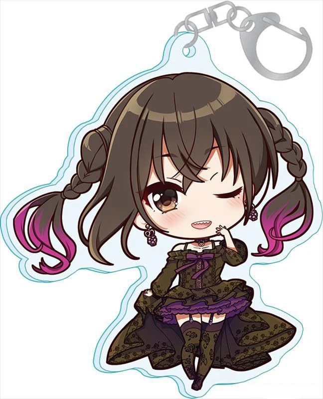 Anime Peripheral StoreThe Idolm@ster Akari Tsujino Tomo Fujii Acrylic HD Characters Keychain Pendant Ornamen Fans Gifts About6cm