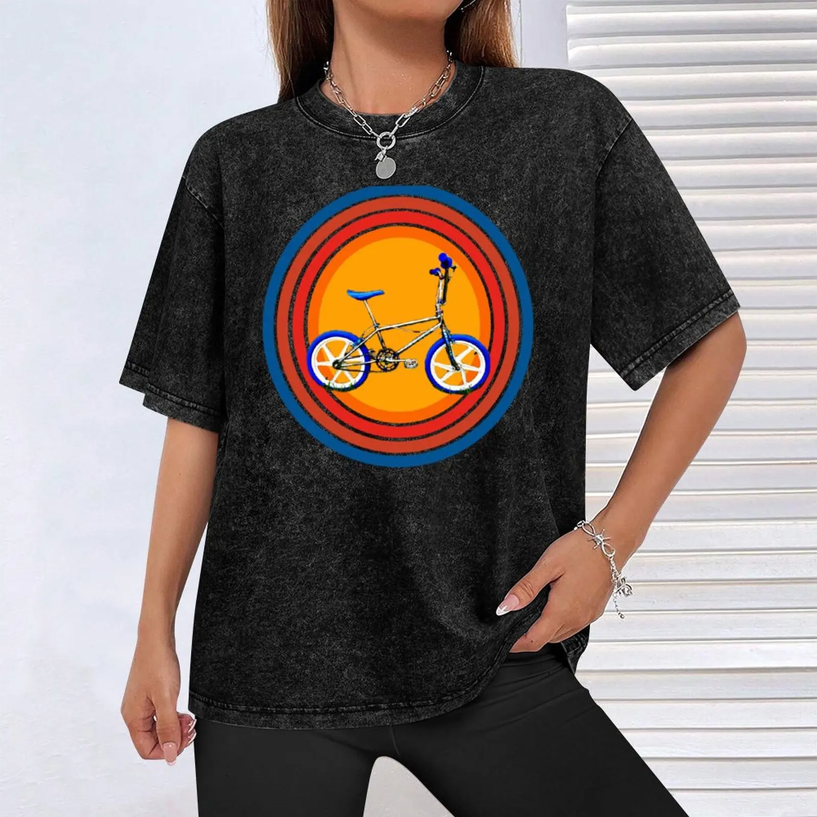 Bmx, Old School Bike, Vintage Bmx Fiets, Retro Crossfiets, Jaren 80 T-Shirt Essentiële T-Shirt Outfits Voor Mannen