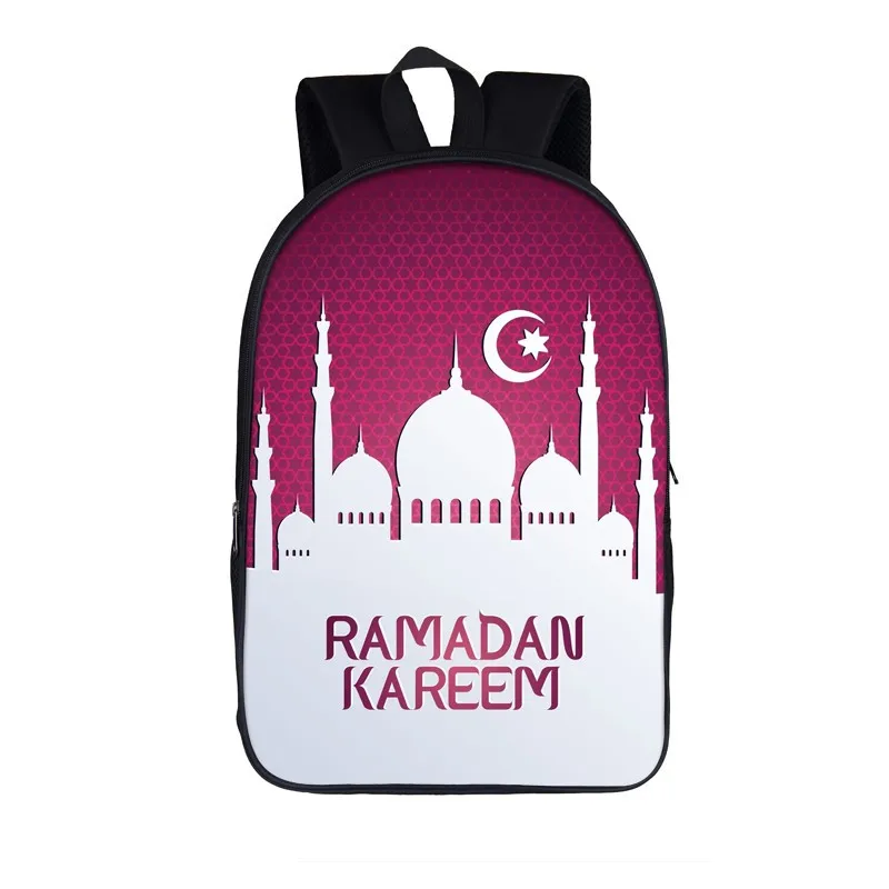 Pretty Muslim Islamic Girl Print Casual Backpack Women Men Travel Rucksacks Girls Boys Children School Bags Storage Backpack