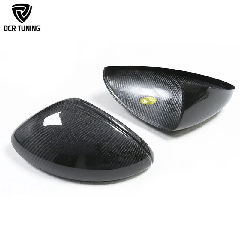 

For Porsche 718 Boxster 982 Cayman Dry Carbon Fiber Wing Mirror Cover Real Carbon Car Mirror Casing Overlay Add on Style