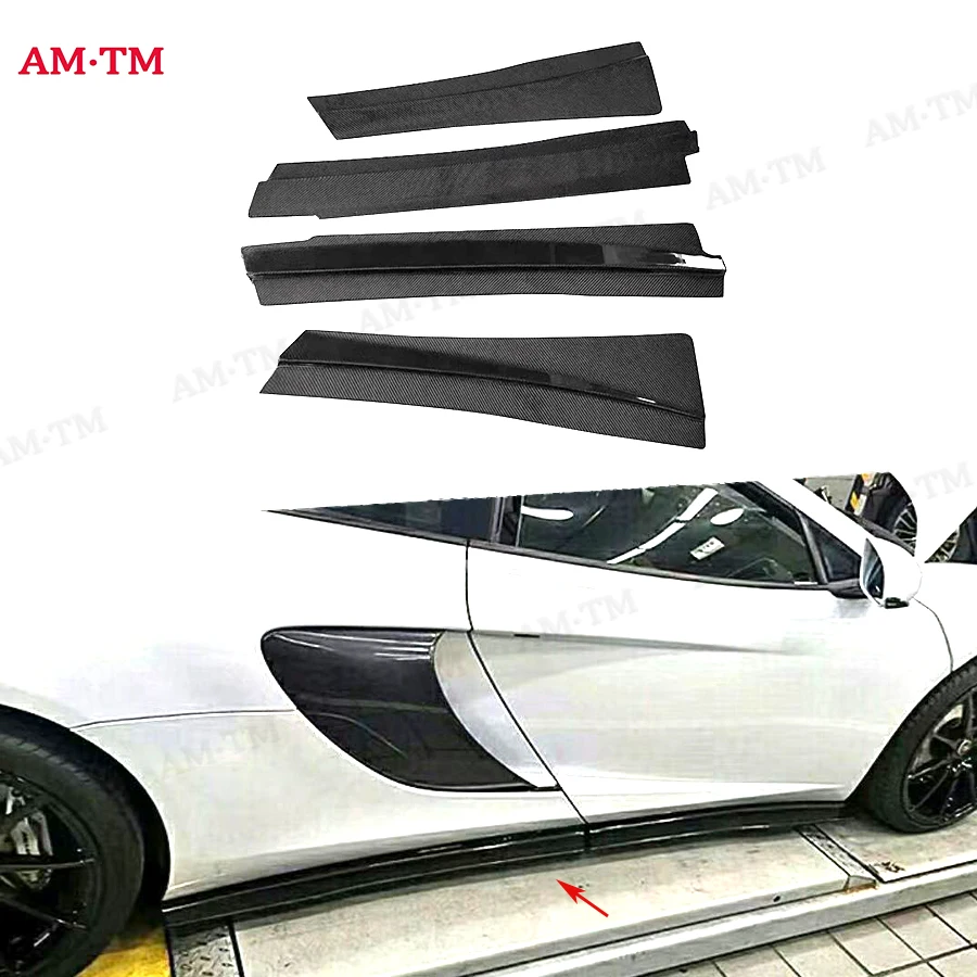 

For McLaren 12C-MP4 650S 675L High quality Carbon Fiber Side Skirts Splitters Cupwings Winglets Canards Apron body kit