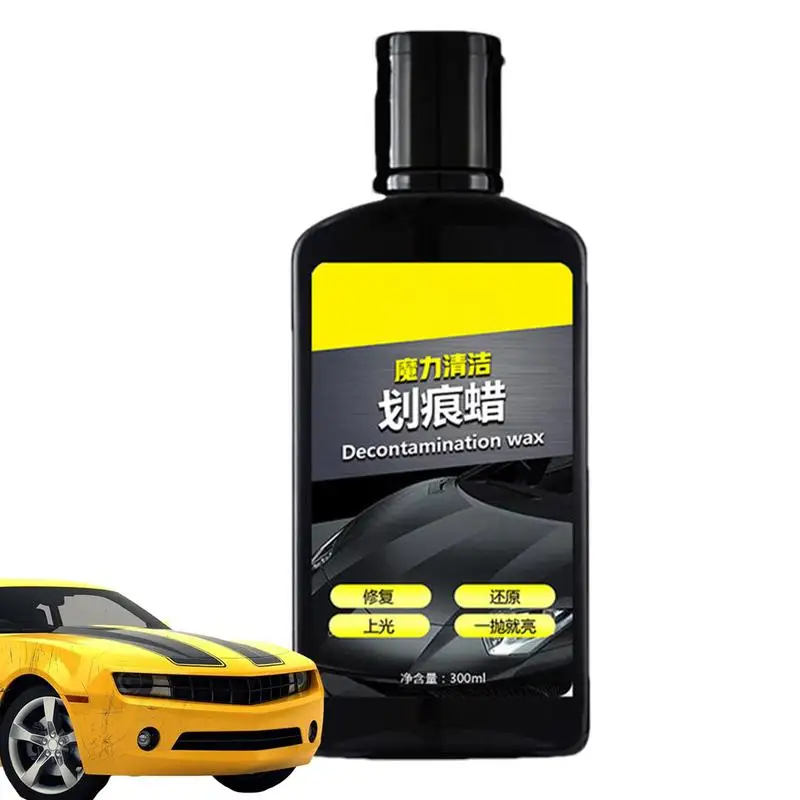 

Car Scratch Remover Automotive Scratch Paint Polishing Compound 300ml Car Paint Restorer Buffing Compound Multifunctional Auto