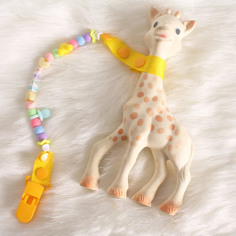 Newborns Baby Pacifier Clips Anti-lost Chain Toys Dummy Pacifiers Clips for Boys Girls Teether Nipples Pacifiers Leashes Cases