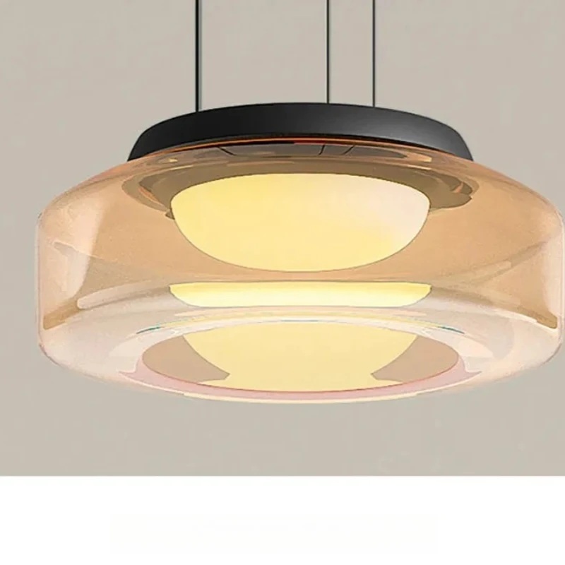 Italian Minimalist Glass Pendant Light Art Creative Modern Decoration LED Chandelier for Home Restaurant Bar Balcony Corridor view 6