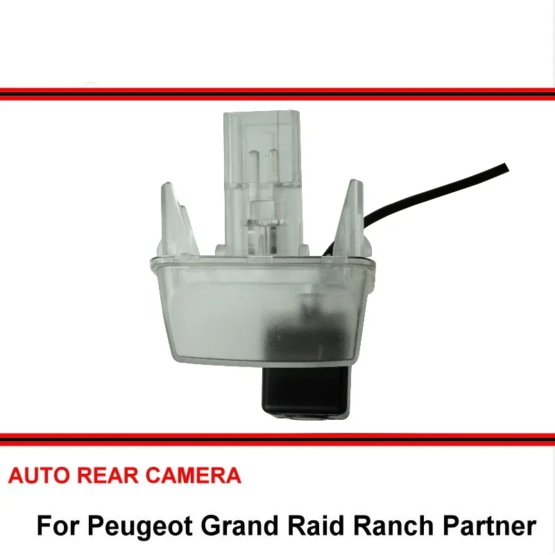 For Peugeot Grand Raid Ranch Partner Car Reverse Parking Camera Rear View Camera HD CCD Night Vision Backup wire wireless