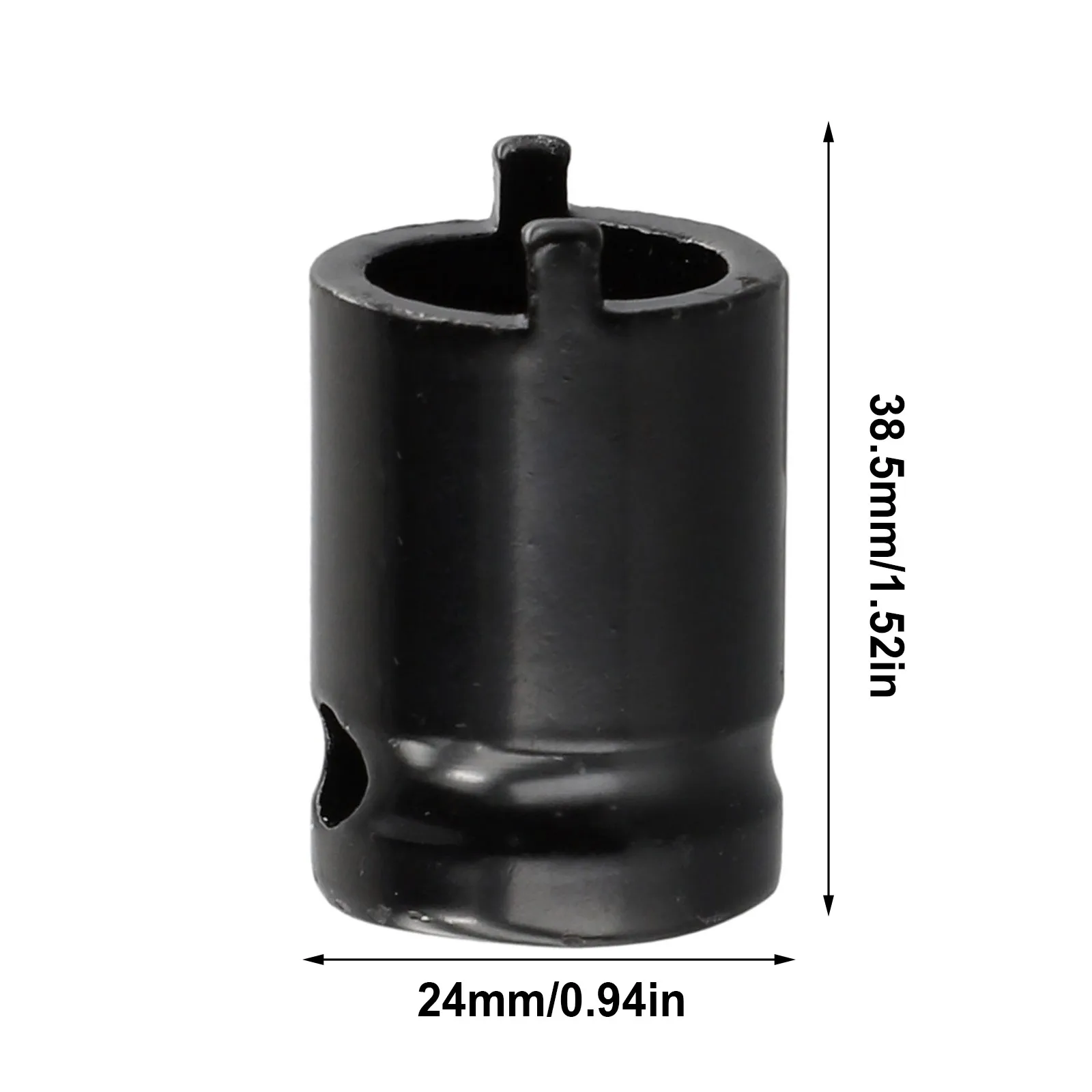 Торцевой ключ Угловая шлифовальная машина Черный хром-ванадиевый стальной шлифовальный ключ Ключ для нажимной пластины Адаптер для удаления 1,52*0,94 дюйма