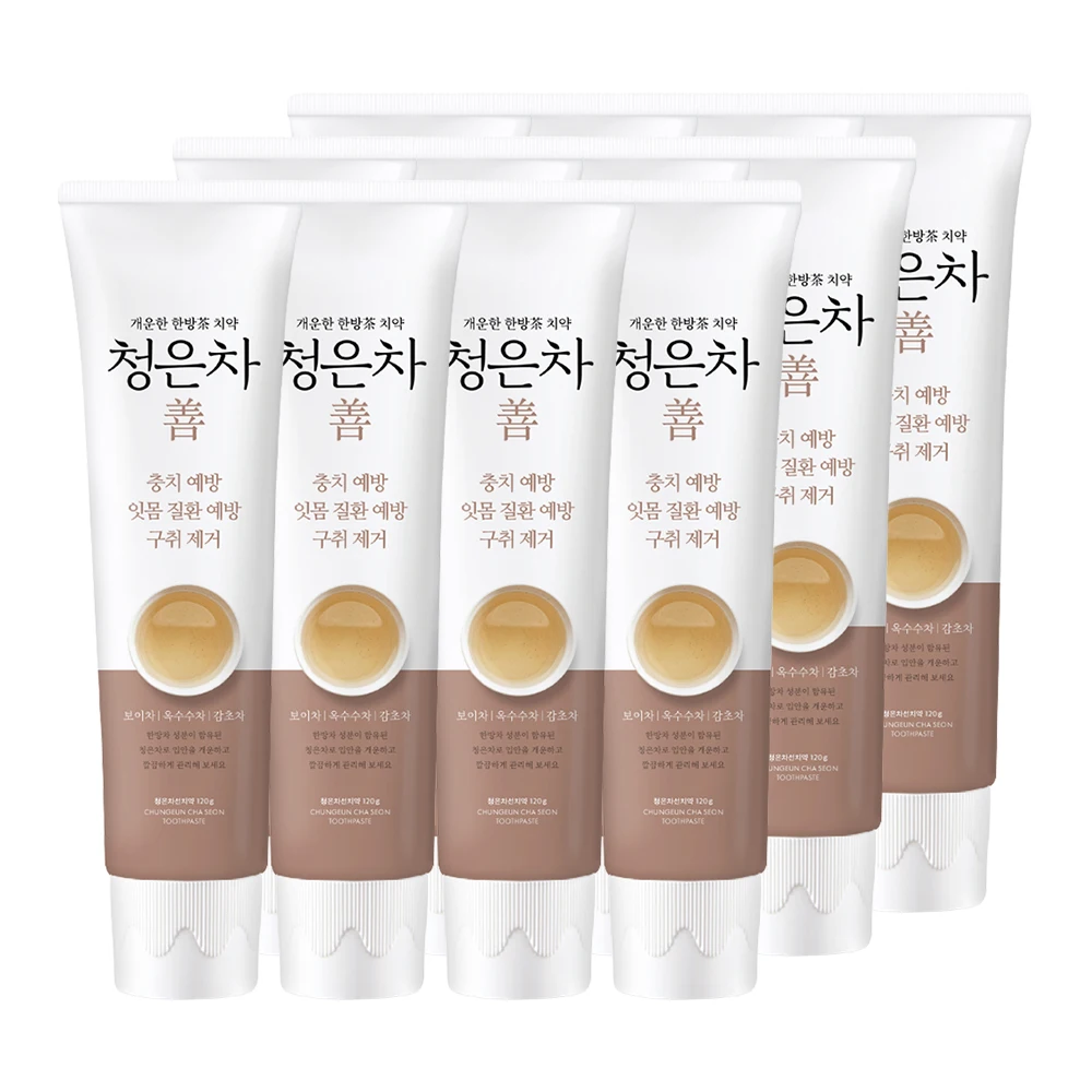 معجون أسنان Aekyung 2080 Cheongeun Tea 120 جرام × 12 قطعة #1