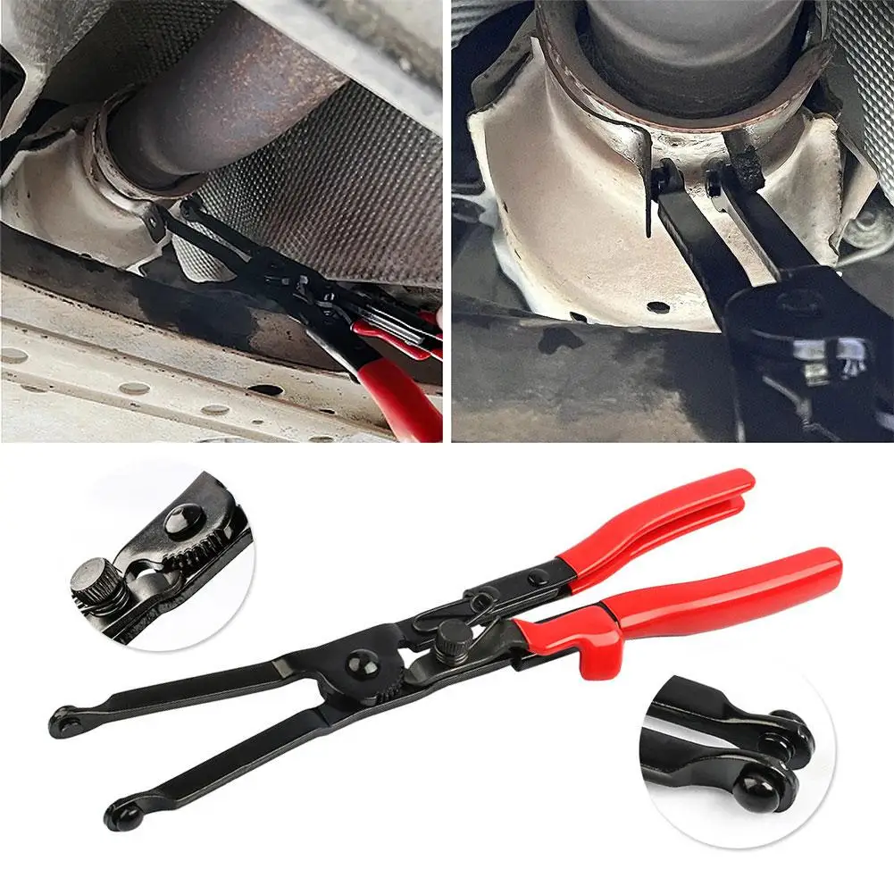 Car Exhaust Pipe C Clamp Removal Plier Spreading Plier Special Auto Plier Tool Demolition Repair Retrofit S3X7