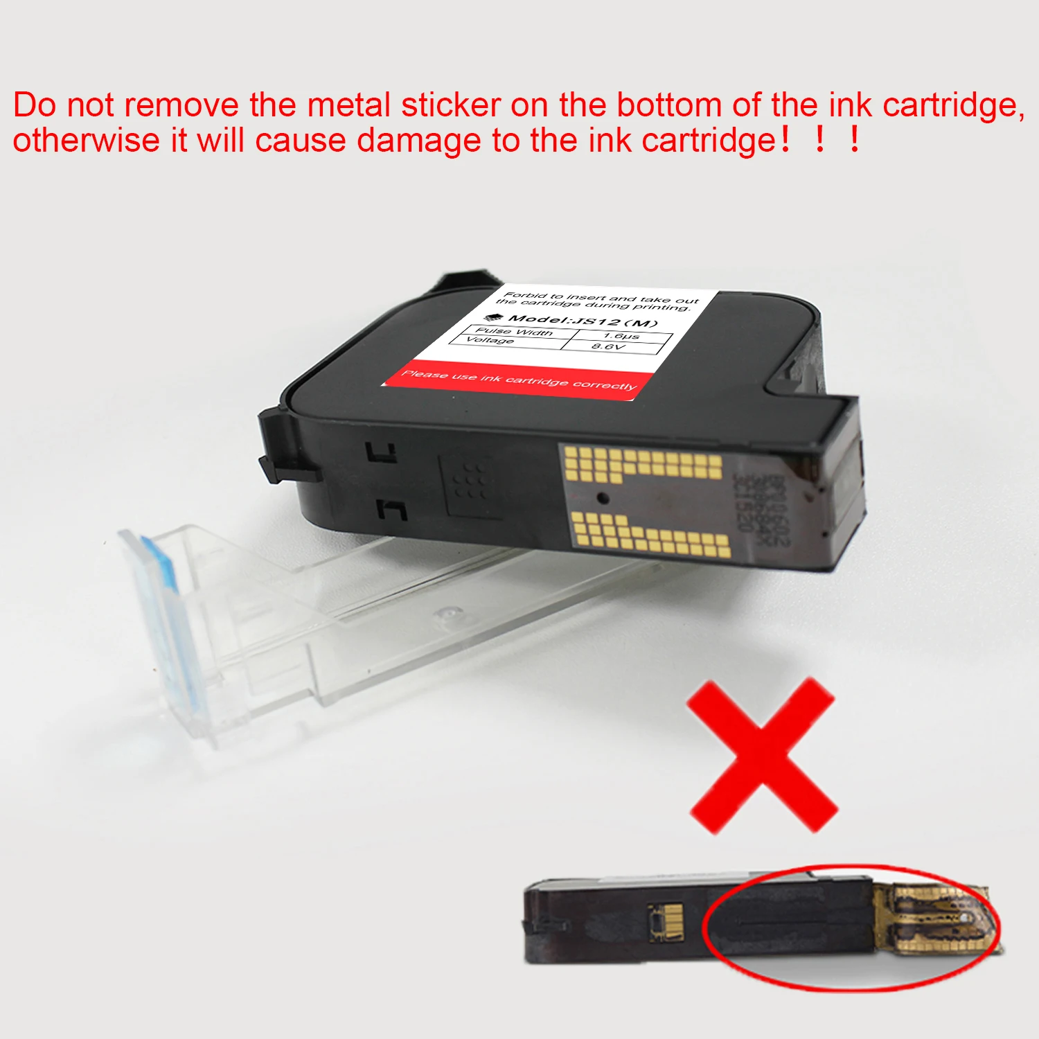 Imagem -05 - Dcode-cartucho de Tinta para Impressora Portátil Solvente Ecológico Rápido Impressora a Jato de Tinta Térmica Js10 Preto 600dpi 127 mm 110 Peças