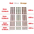 Orange Silver Red