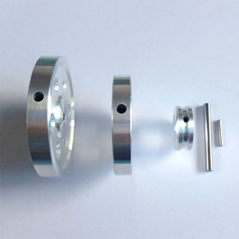 Piezas del modelo del motor Stirling, motor de combustión externa, volante de motor de vapor/accesorios de polea