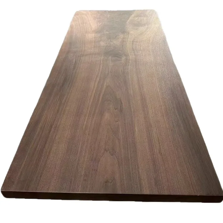 Black walnut solid wood original South American panel bar surface learning desk dining table plate island desk office processing