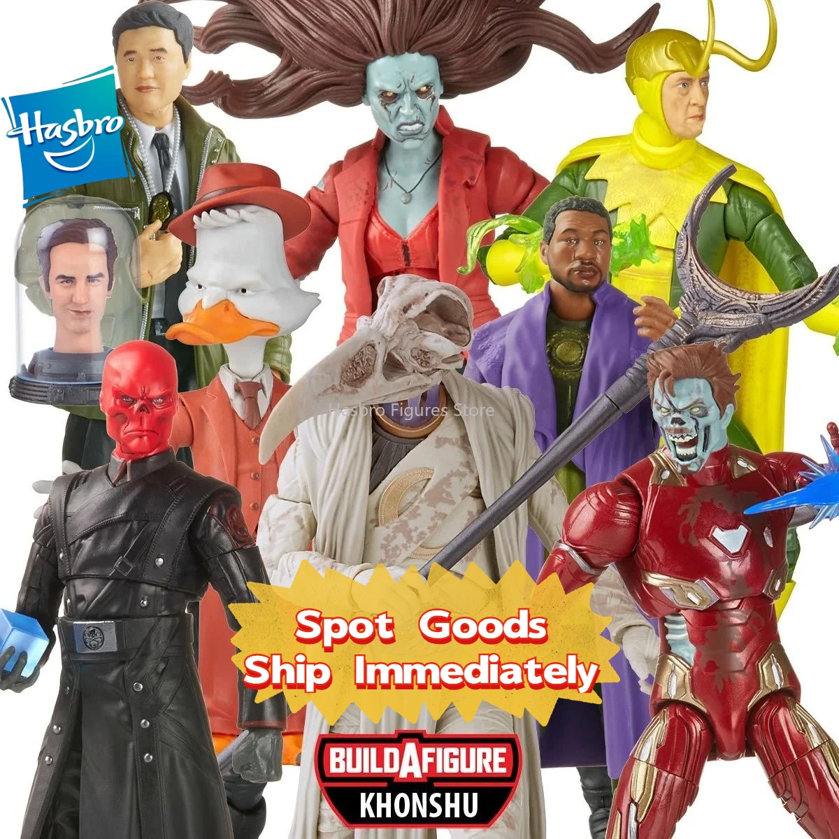 In Stock Hasbro Marvel Legends What If...? Khonsu Series Zombie Iron Man&Jimmy&Loki&Zombie Scarlet Witch Ect Action Figure Gift