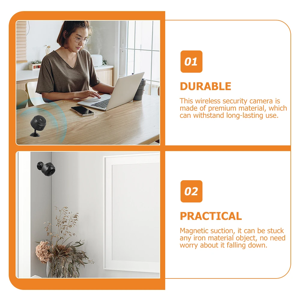 

2pcs Smart Security High Definition Remote Connection Motion Night Vision