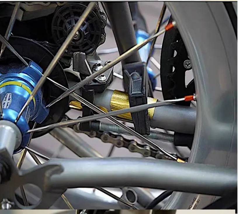 Litepro Für Brompton Fahrrad Tretlager Schutz Aufkleber Klapp Fahrrad Hinterradgabel Schutz Blatt – Detail 26