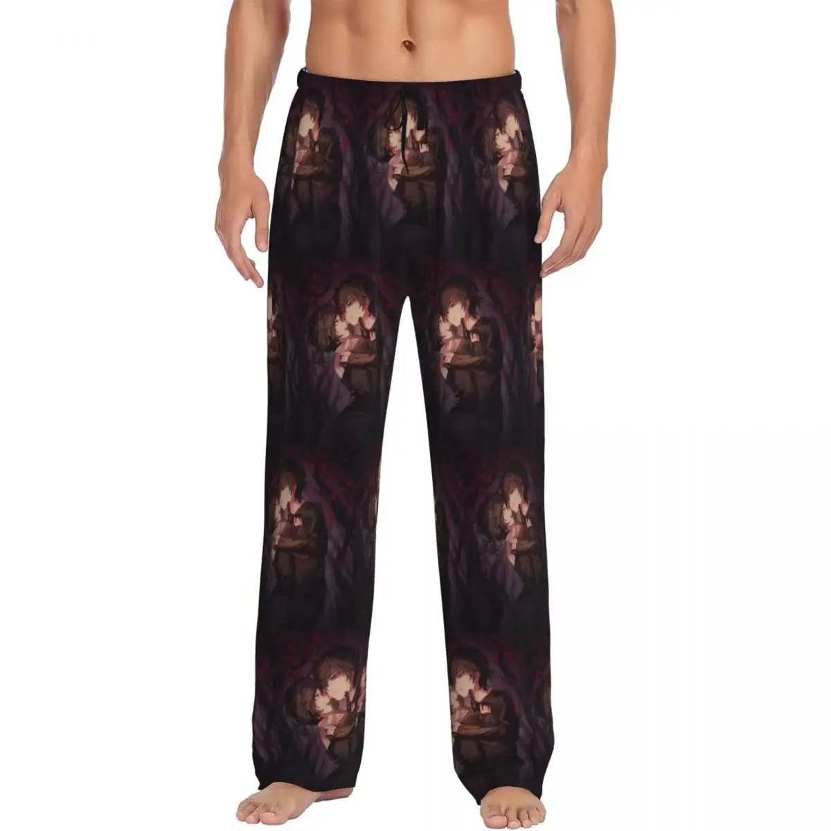 

Пижамные штаны «Трана Энди и Лейли» на заказ, одежда для сна, мужской эластичный пояс, игра-головоломка ужасов, штаны для сна