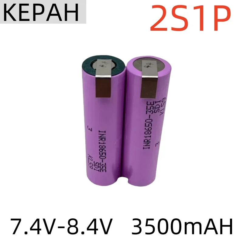 6S2P 3S2P 4S2P 5S2P 18650 35E 3500mAh/7000mAh electric drill 16.8V 21V 25.2V rechargeable lithium battery electric screwdriver
