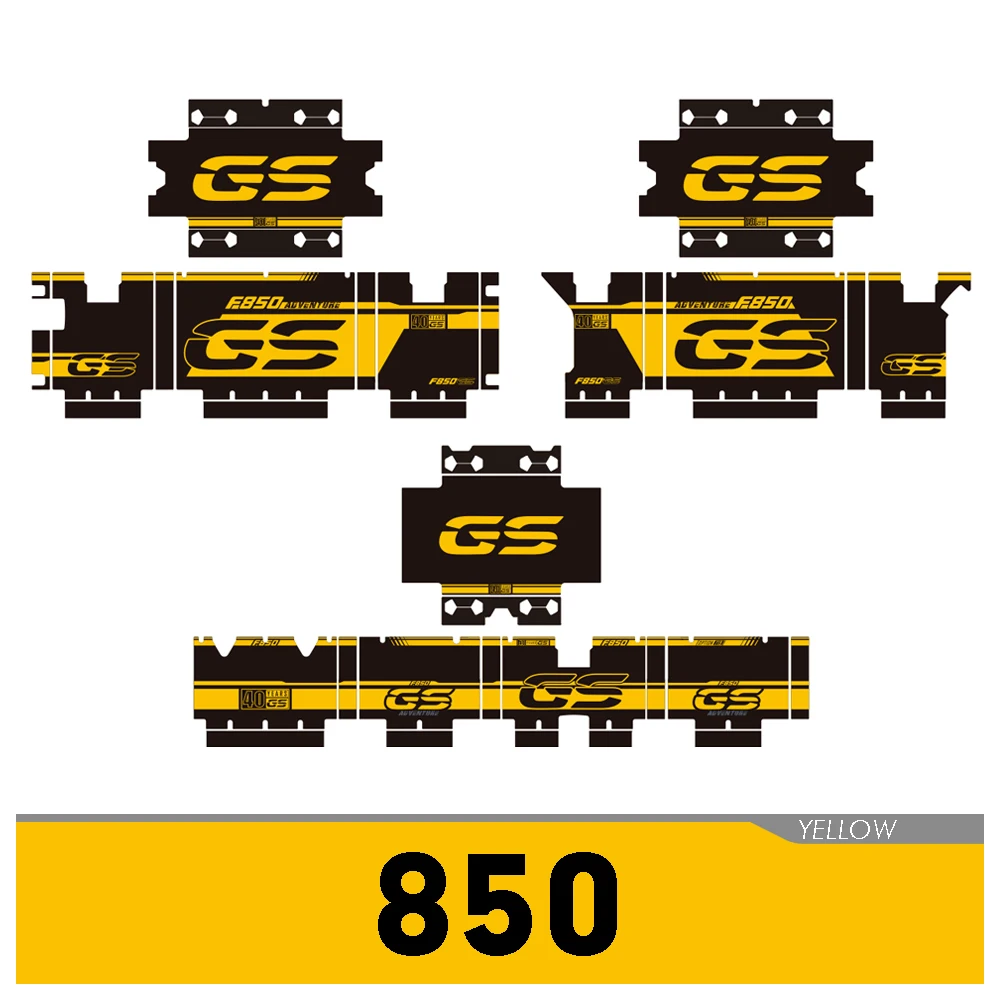 Voor Bmw Aluminium Fietstassen 40 Jaar Gs F850gs Avontuur 2019-2021 Motorsticker