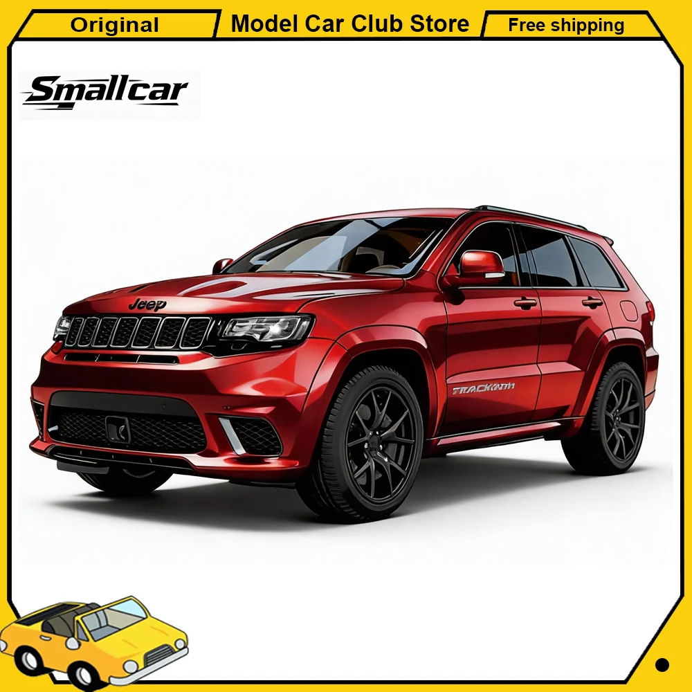 

Masdi Smallcar 1/64 Jeep Grand Cherokee Trackhawk SUV, имитация сплава, миниатюрная литая модель автомобиля, коллекция орнаментов, игрушка в подарок