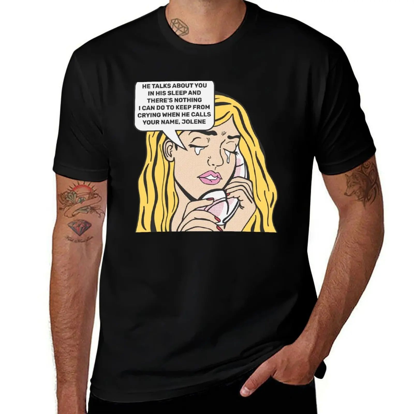 

Dolly Parton - Jolene Lyrics T-Shirt g man t shirts for men man t shirts graphic t shirt man designer T-shirt