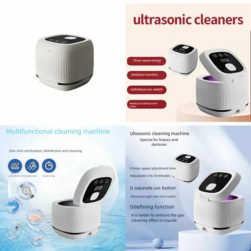 for Ultrasonic Cleaner Jewelry Watch Teeth Dentures Orthotics Retainer Mouth Guard Cleaning Machine
