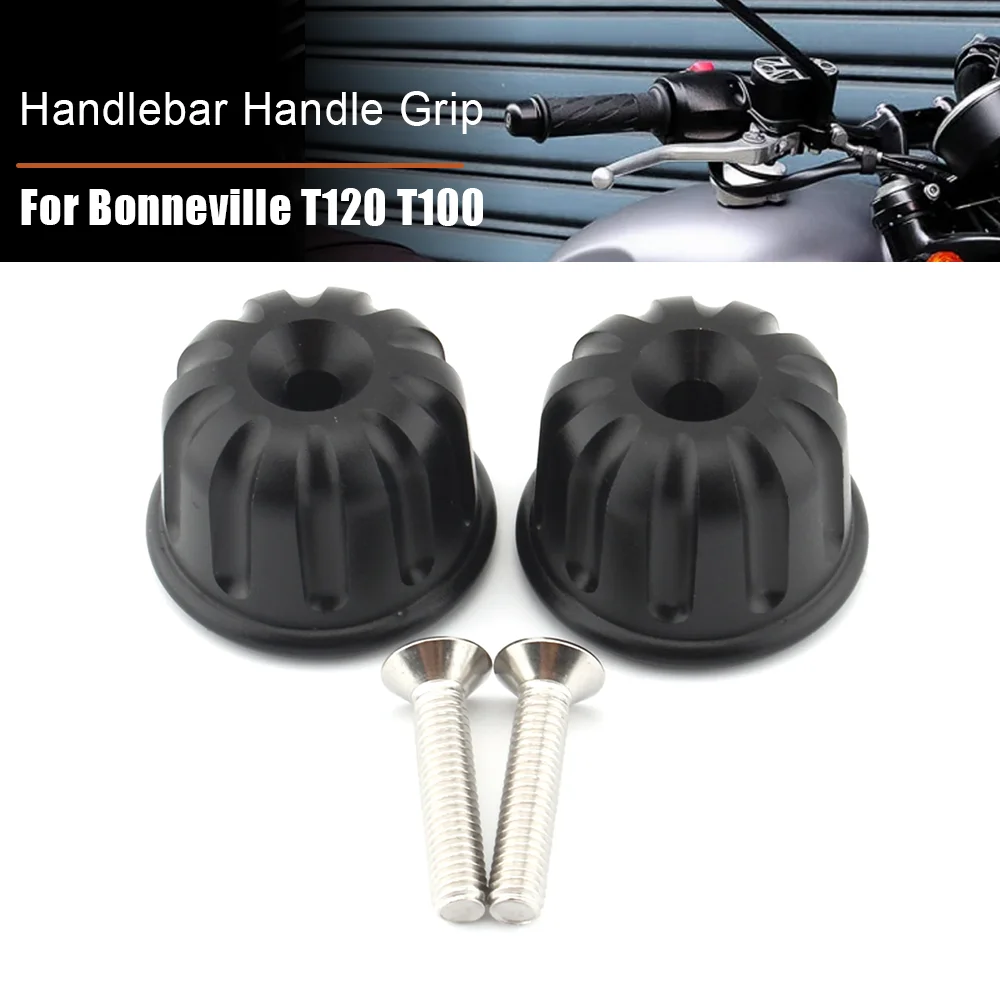 

Handle Bar Cap End Plug Handlebar Grips For Triumph Bonneville T120 T100 Black Street Scrambler Scrambler 1200XC Cup Twin 2022
