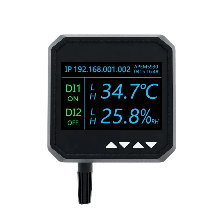temperature and humidity sensor for environment monitoring system sound and light alarm email alarm