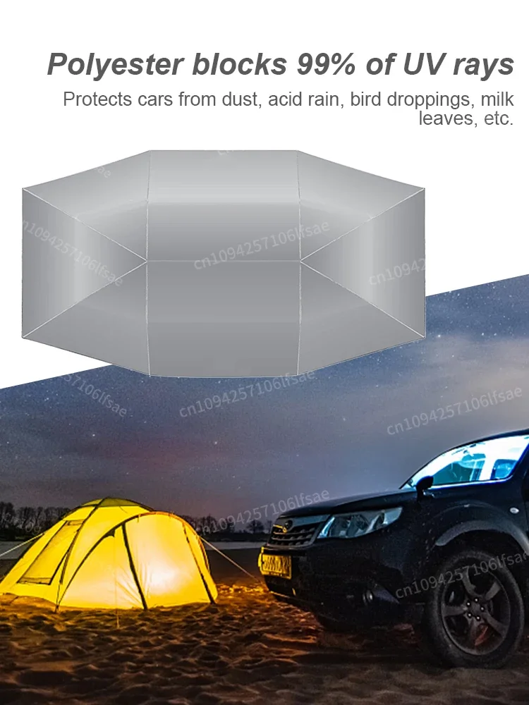 جديد مظلة السيارة حامي مقاوم للماء مظلة حماية السيارات المحمولة غطاء مظلة السيارة للتخييم في الهواء الطلق الصيد