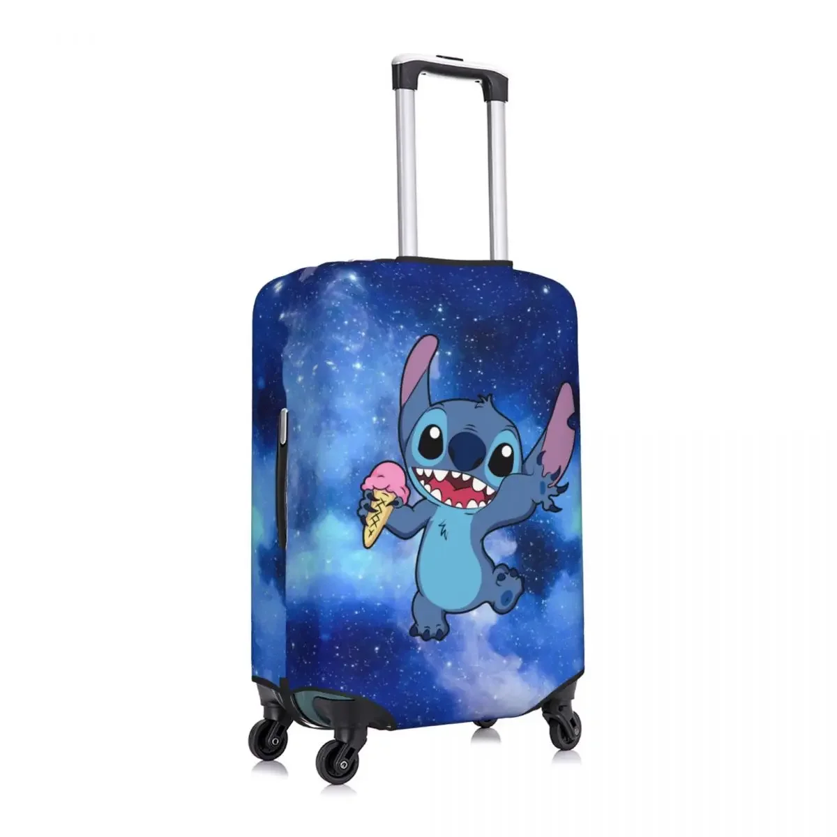 Juste de bagage Stitch personnalisée, housses de protection de valise mignonnes imbibées pour 18-32 po