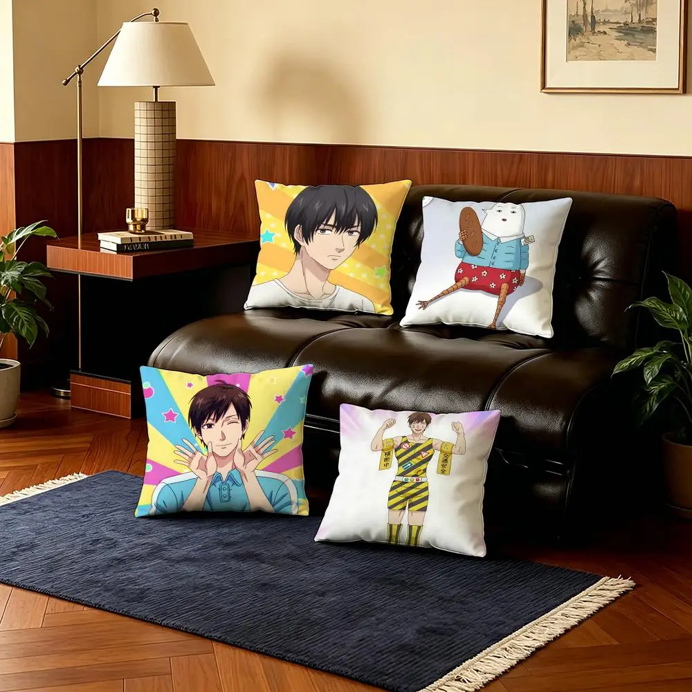 

Adventure W-Wandering WitchS Cushion Cover 4Pcs Ultra Soft Short Plush Pillow Covers 40x40 45x45 Boho for Sofa Bedroom