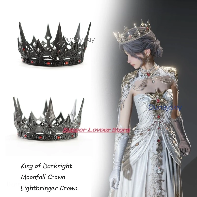 الحب والمساحة العميقة Xavier ملك الظلام Moonfall Lightbringer زوجين تاج تأثيري الدعامة تيارا هالوين يؤرخ فستان #1