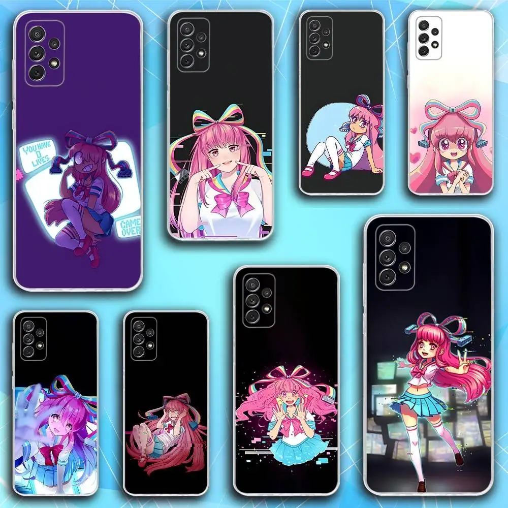 

Game G-GIFfany Artificial Phone Case For Samsung S30,23,21,22,20, FE lite,S10,9,8,7 PIus Note20ultra Soft Transparent