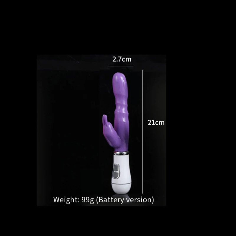 Female Rabbit Vibrator for Women Clitoris Clit Vagina Stimulator 12 Speeds Powerful Vibrating AV Stick Rod Adult Erotic Sex Toys